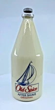 VTG Old Spice Glass Bottle Aftershave Original 6.37 FL OZ Star Cap Full
