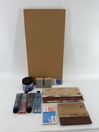 Speedball Block Printing Ink, Squeegees, Linoleum Blocks & Screen Print Supplies