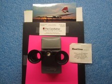 BRITISH AIRWAYS CONCORDE AIRPLANE PASSENGER GIFT BINOCULARS 2.5 X 27 IN HOLDER