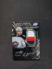 2022-23 SPx UD Black Lustrous Rookie Patch Auto Trey Fix-Wolansky /125 SEE PHOTO