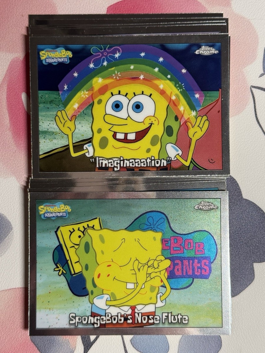 2025 Topps Chrome Spongebob Squarepants 25th Base Cards #1-200