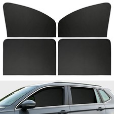 Car Side Window Sun Shades, Magnetic Front  Rear for UV/Heat Protection
