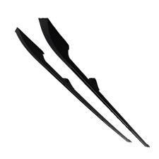 Aluminium Extended Roof Rail Bars Black For Land Rover Discovery 3 & 4 2004-2018