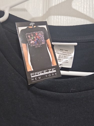 T-shirt girocollo Justice League XL di Freeze nuova con etichetta - Foto 3 di 5