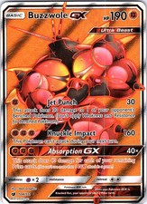 Buzzwole GX (Full Art) Holo Ultra Rare SM - Crimson Invasion 104/111 NM on eBay