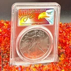2004 $1 Silver Eagle PCGS MS70 Sun Eagle Cleveland Signed 1 of 73 Rare Mint!
