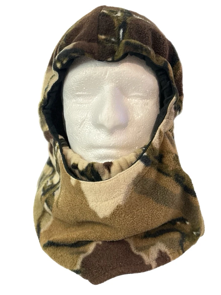 Fleece Camo Balaclava Men’s Winter Hunting Sport Fishing Outdoors  Mask Skiing - Image 3 of 4