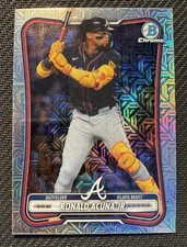 2026 Bowman Chrome Ronald Acuna Jr. Mega Box Mojo Refractor #23 Atlanta Braves