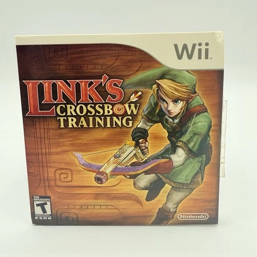 Link's Crossbow Training Nintendo Wii Game,Original Cardboard Sleeve & Manual