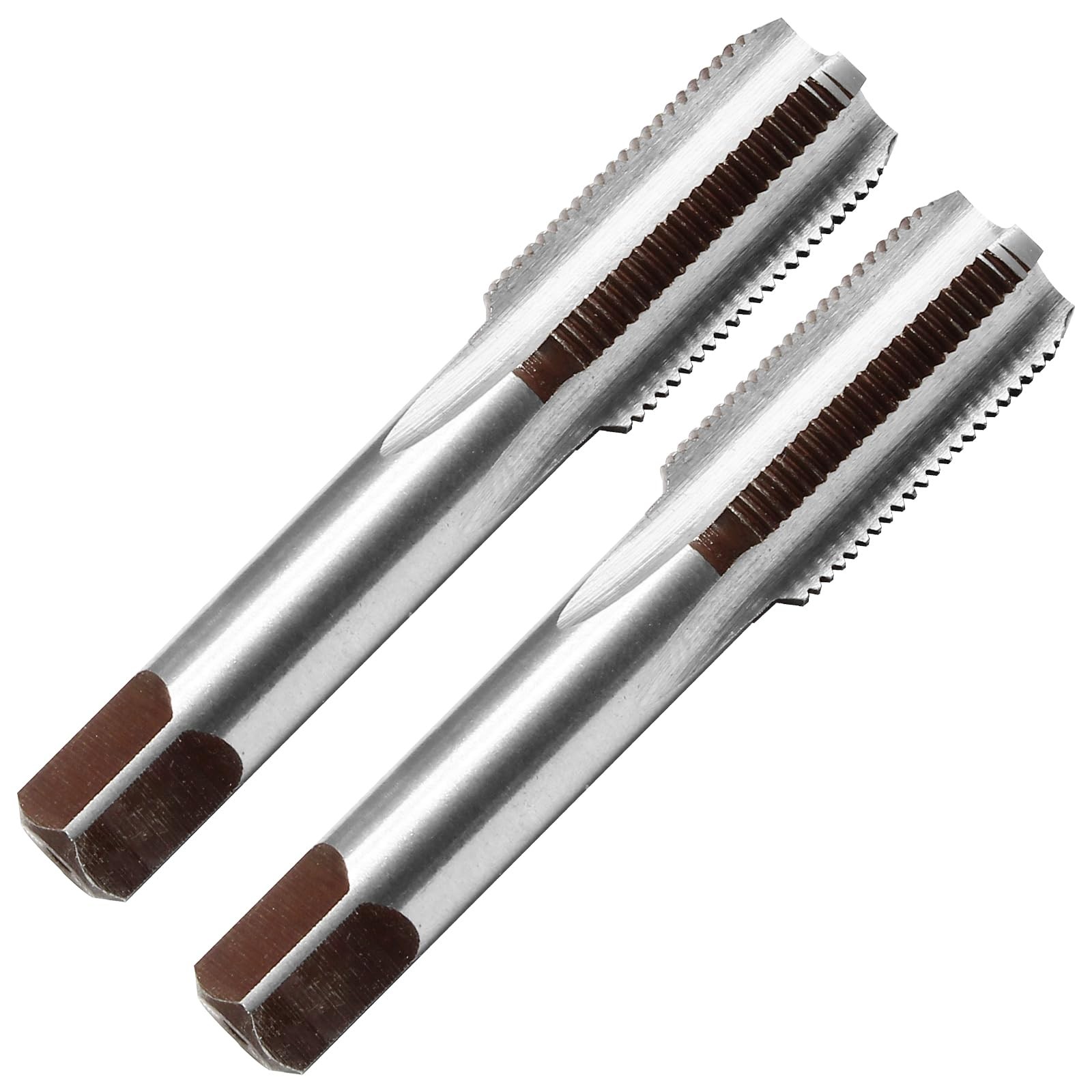 2 Pcs M12 X 1.0 Metric Hand Tap, Right Hand HSS Threading Milling Tap Tool