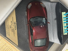 Vitesse 1:43 Porsche 911 Carrera 4 Type 996 1999 Metallic Red Diecast w/ Case