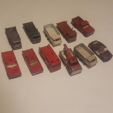 matchbox Toy Cars Lot Collection of 11 Red White Black Purple Mixed Vehicles