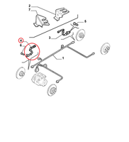 Abs-Geschwindigkeitsensor Vorne Rechts Alfa Romeo 145 - 146 Original 46737768