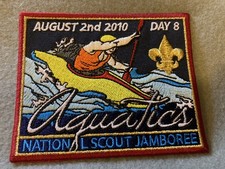 (jab-62)  - Boy Scouts- Aquatics Day patch @ the 2010 National Jamboree