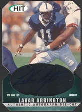 LaVar Arrington 2000 SAGE HIT Autographs Auto Diamond Die-Cuts #A11 Penn State🔥