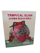 Anthropologie Bouffants  Broken Hearts Tropical Glam Jumbo Beach Ball 30" Inch