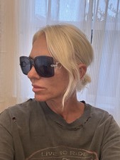 Salvatore Ferragamo SF 913S 057 Transparent Grey Plastic Sunglasses Grey Lens