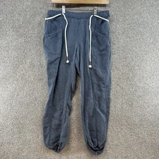 C & C California Women's Pants Size Medium Blue Mid Rise Belted Tapered