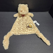 Disney Baby Winnie The Pooh Classic Plush Lovey Security Blanket Soother Comfort