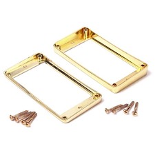 2PCS Guitar Gold Humbucker Pickup Rings Frames Fit For Les Paul SG ES DOT