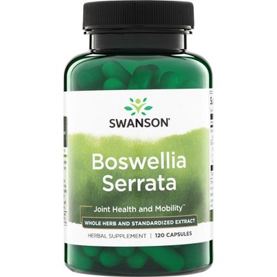 Swanson Boswellia Serrata Whole Herb 200mg & Standardized Extract 300mg/ 120 ct