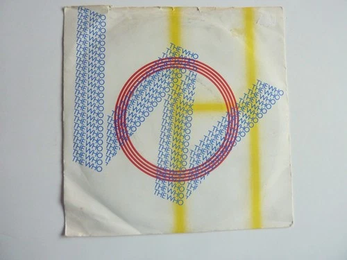 THE WHO HAD ENOUGH / WHO ARE YOU 7" SINGLE