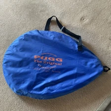 4 Foot Original Blue Pugg Soccer Goal Set with Carry Bag And Strap Brand New