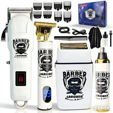 Ensemble Tondeuse Professionnelle Cheveux Barbe Rasoir Homme 4 en 1 sans fil