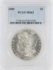 1885 Morgan Silver Dollar PCGS MS63 S$1 Philadelphia Minted No Reserve