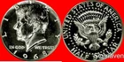 1968 S 40% Silver Kennedy Half Dollar Gem Proof
