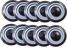 Shopping Cart Wheel 5" X 1-1/4" Polyurethane Axle Diameter : 3/8" 1 EA, 10 EA