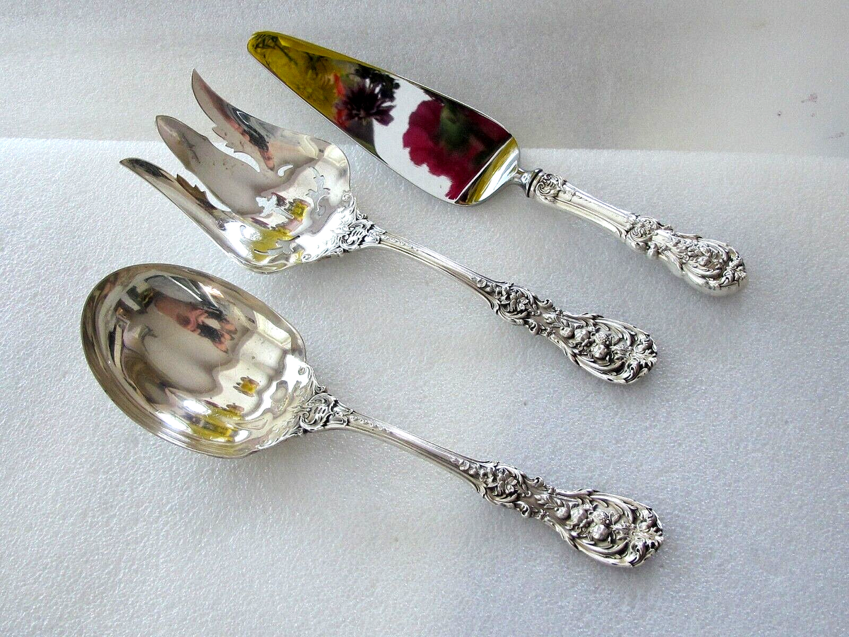 Reed & Barton Francis I Sterling Silver flatware for 12 - 98 pc