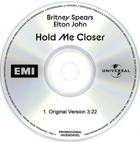Elton John & Britney Spears - Hold Me Closer Tiny Dancer New Upfront Cd Promo - Picture 2 of 2