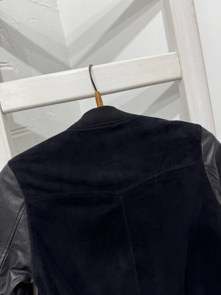 MUUBAA Kirkwood Bomber Jacket Suede Leather S 6 US 10 UK coat blazer - Image 4 of 4