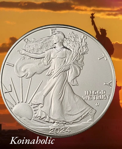 2024 American Silver Eagle $1 Coin 1 oz .999 Fine Silver BU Fast Daily Ship 🚢
