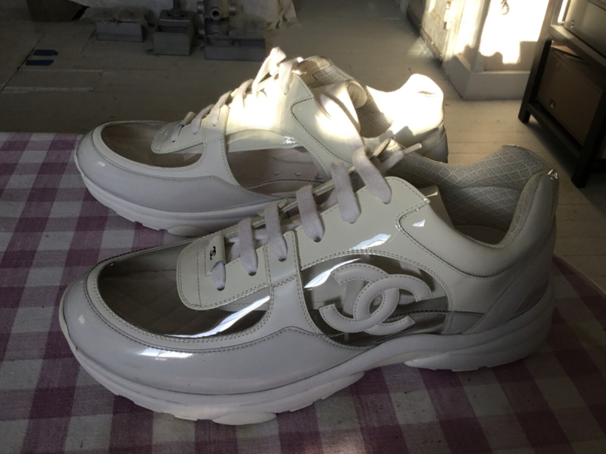 Chanel Sneakers Shoes Mens EU 44 / US Size 11 pvc