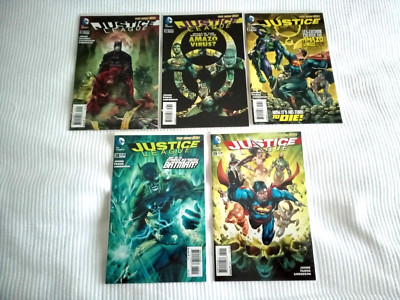 JUSTICE LEAGUE Vol 2 (2011) # 35 to 39 - The Amazo Virus Story Arc - NM/NM+(9.6)