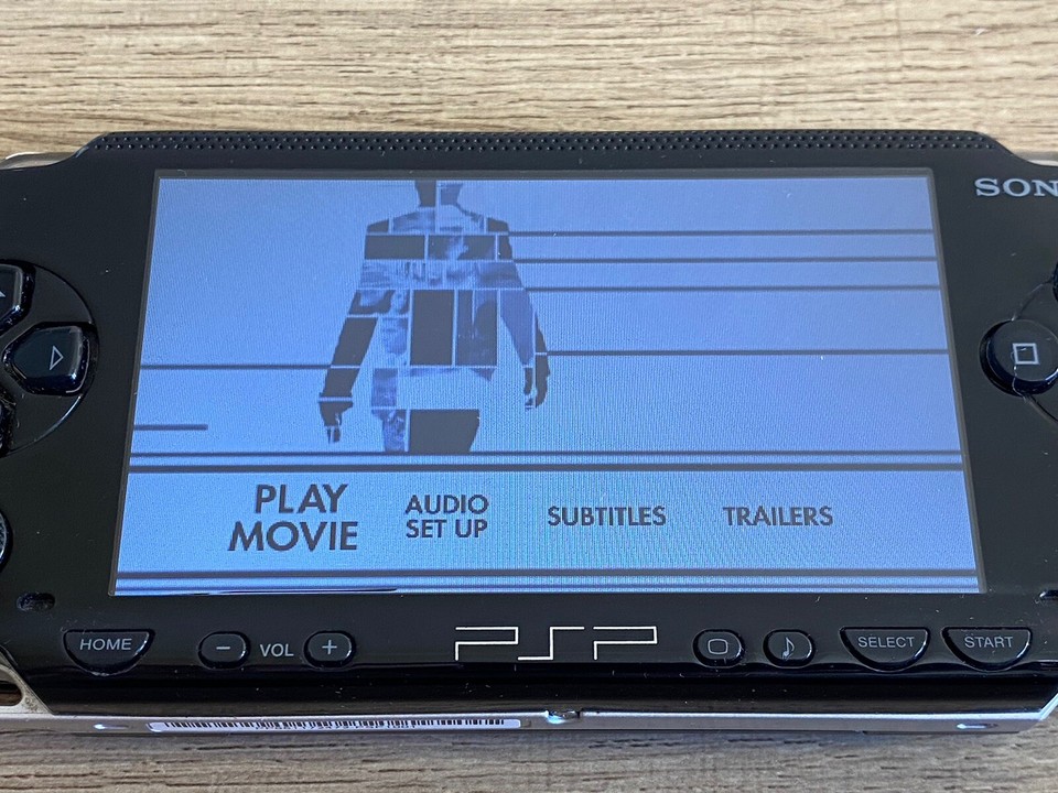 Sony Playstation Portable System PSP1001 Console With Charger, 3 Games