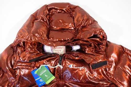 MELANGE HOODED PUFFER JACKET MENS 