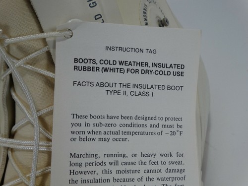 US MILITARY BATA BUNNY BOOTS (NEW) 8XN - Picture 5 of 9