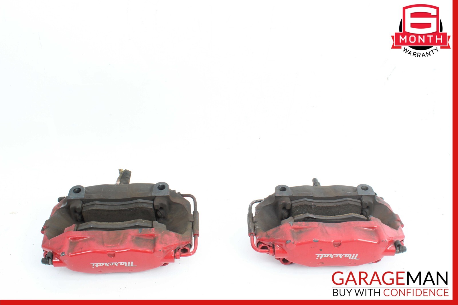 03-08 Maserati Quattroporte M139 Rear Left & Right Brake Caliper Calipers Set