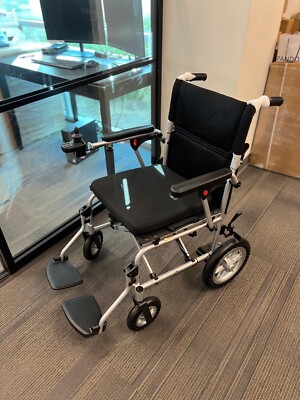 Portable Electric Wheelchair for Adults,Foldable Dual Motorized Power Wheelchair