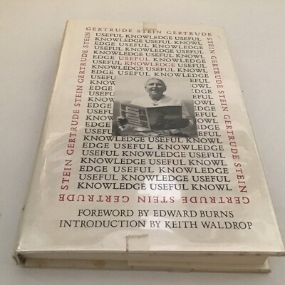 USEFUL KNOWLEDGE By Gertrude Stein - Hardcover @L9