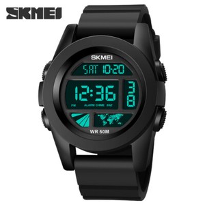 SKMEI Montre Casual imperméable Sport 2 Temps pour les hommes Numérique Homme 1906