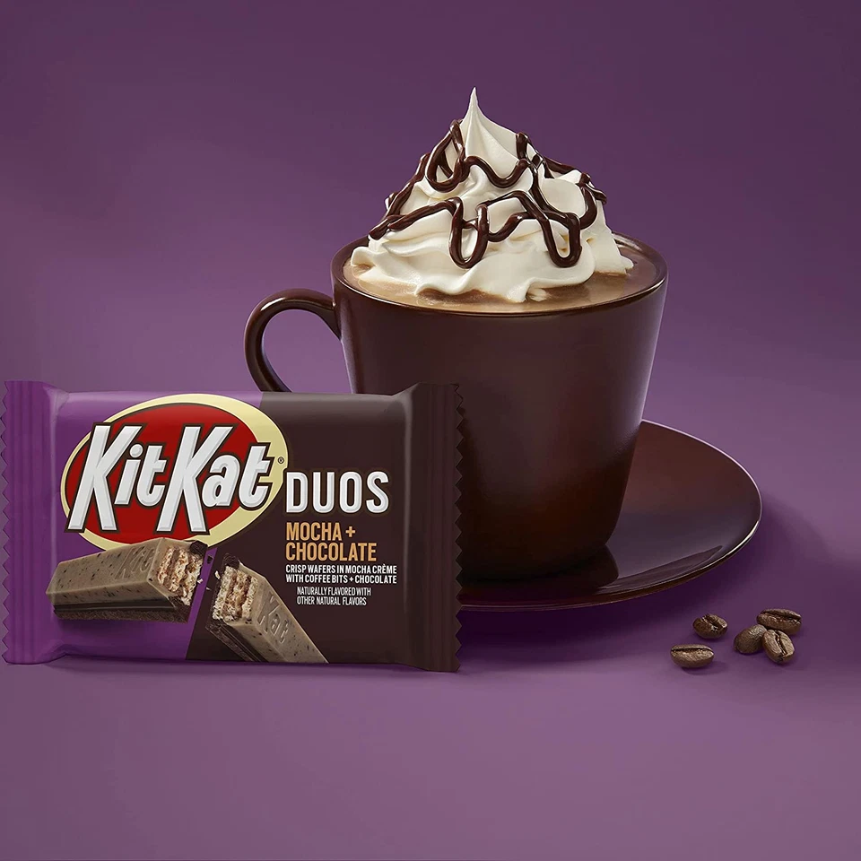 KIT KAT DUOS, Mocha & Chocolate, Crisp Wafers, 1.5-Ounce, (Choose: 6 Or 12 Bars) - Image 3 of 3