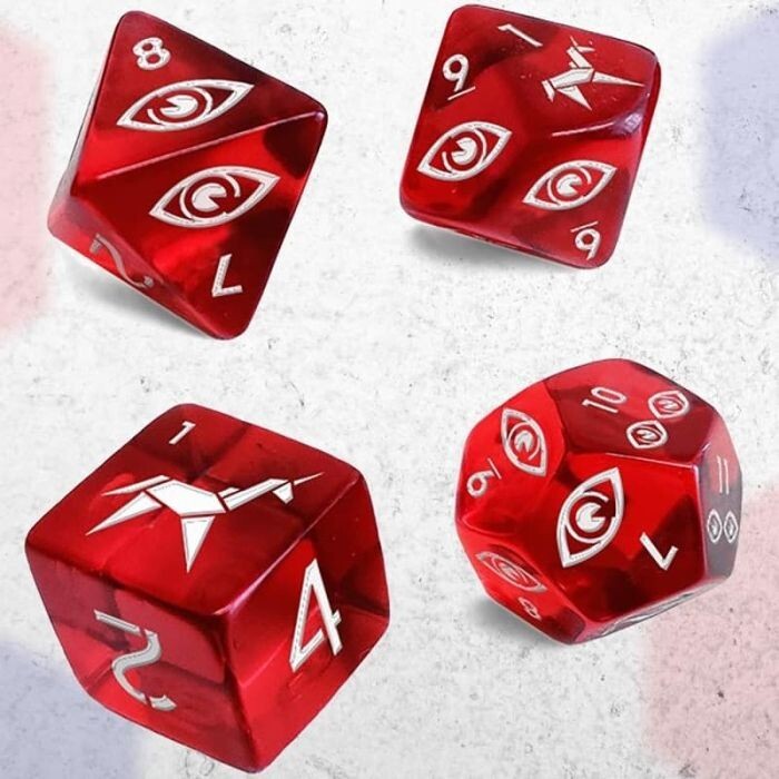 SET DI DADI personalizzati BLADE RUNNER il gioco di ruolo IN ITALIANO need games