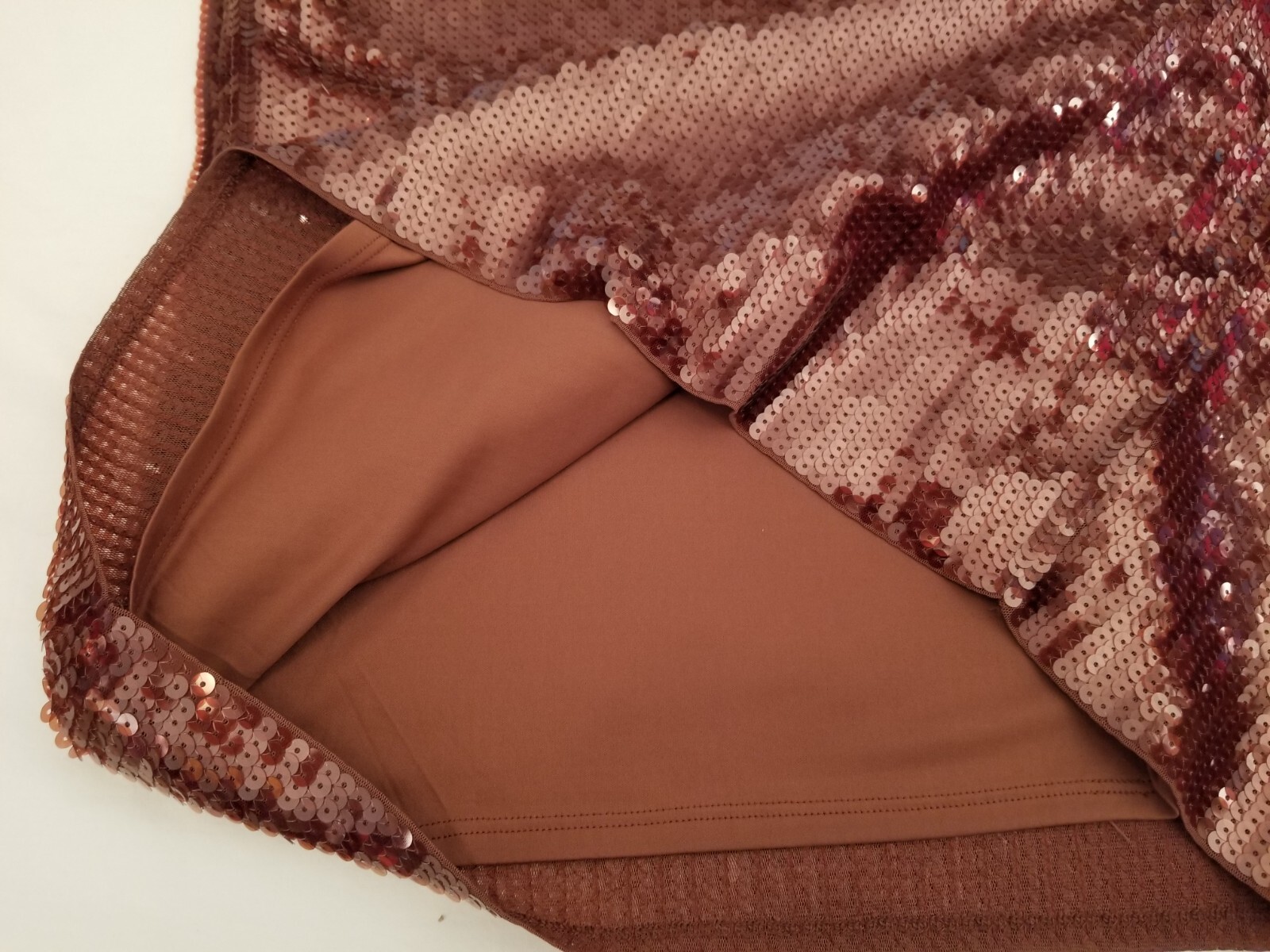 Express Burgundy Wine Sequin Pencil Cocktail Skirt * Ladies Size XL * NEW w/Tags image 9