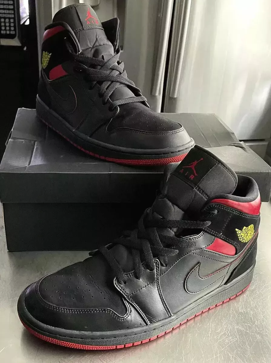 Forskudssalg Hurtig Efterligning AIR JORDAN 1 RETRO MID (LAST SHOT) BLACK/RED/YELLOW (554724-076) MENS 11 |  eBay