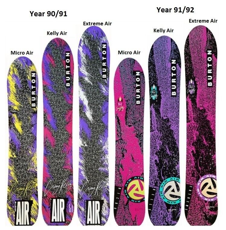 Vintage Burton Craig Kelly Air Micro 56 inch Snowboard Wood Vintage Burton Craig Kelly Air Micro 56 inch Snowboard Wood
