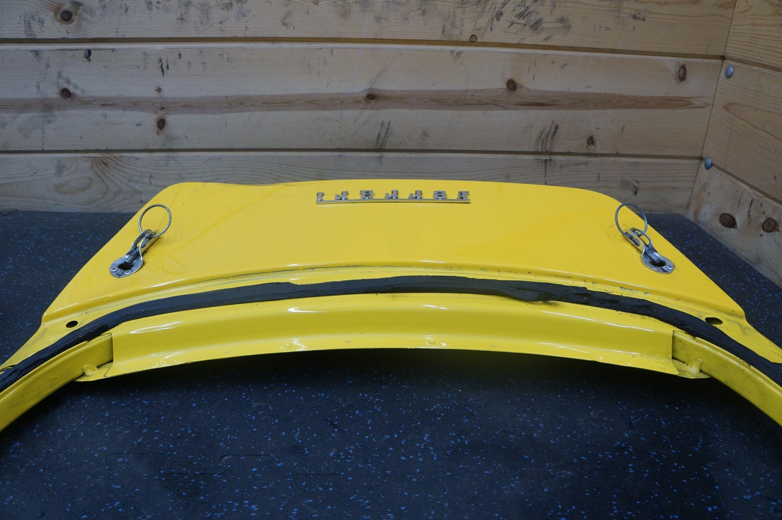 Rear Engine Lid Bonnet Hatch Yellow Y83854511 Ferrari 458 Challenge *Note*